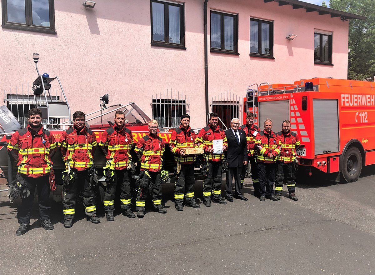 Jubiläum Bootsschule Feuerwehr Unterdürrbach